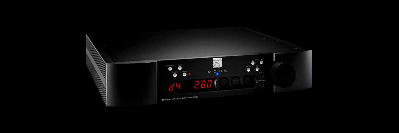 MOON 430HAD High-End Fejhallgató erősítő, fekete
